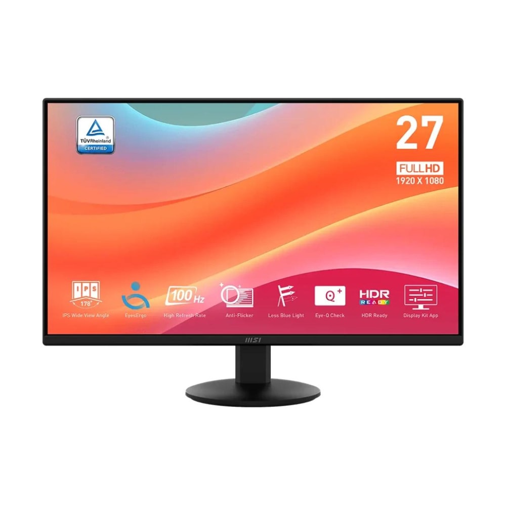 MSI PRO MP272L IPS FHD 100Hz 1ms DisplayPort HDMI