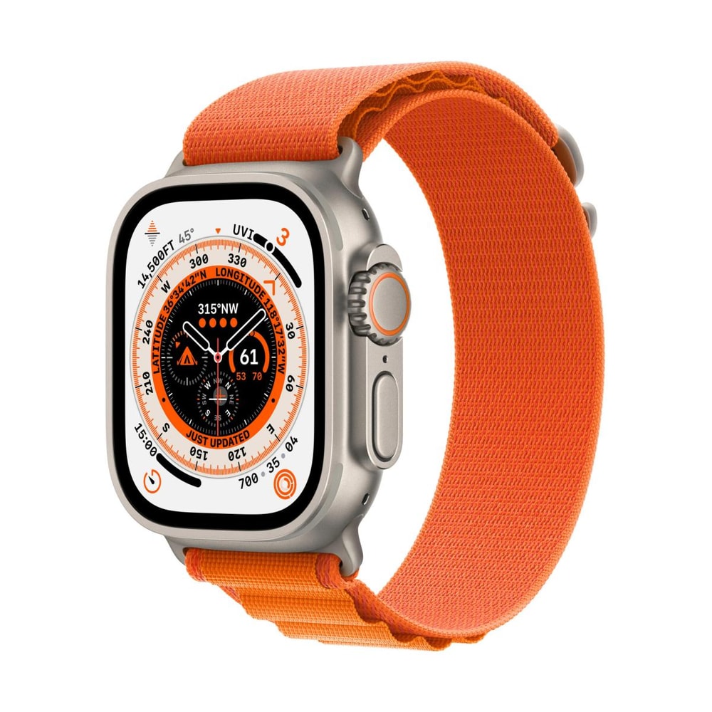 Apple Watch Ultra GPS + Cellulaire 49mm Titane Orange