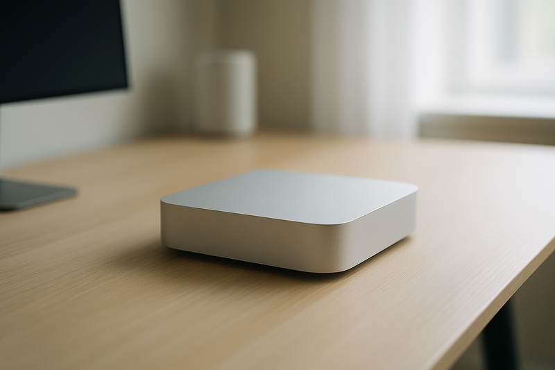 Nouveaux Mac Mini M6 et M5 Pro sur un bureau moderne