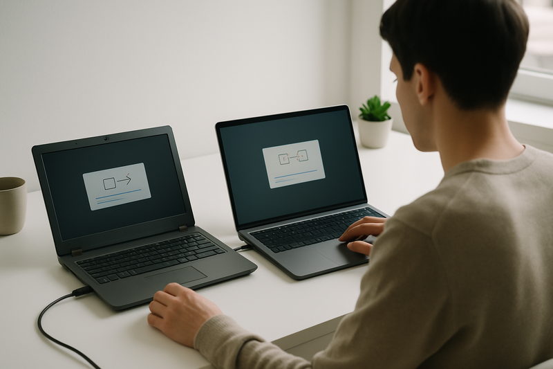 Migration de données vers un nouveau MacBook dans un environnement de travail épuré