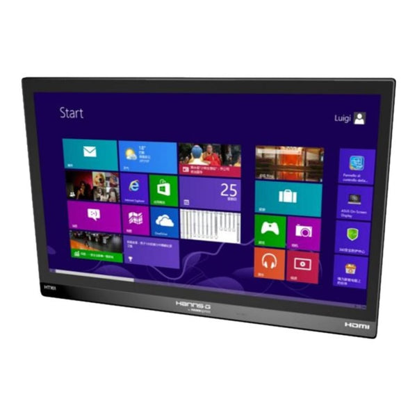 HANNS.G HT161HNB - HT Series - LED-Moniteur - 39.6 cm (15.6") - Touchscreen - 1366 x 768 @ 60 Hz - 220 cd/m² - 500:1 - 12 ms - HDMI, VGA - Headset