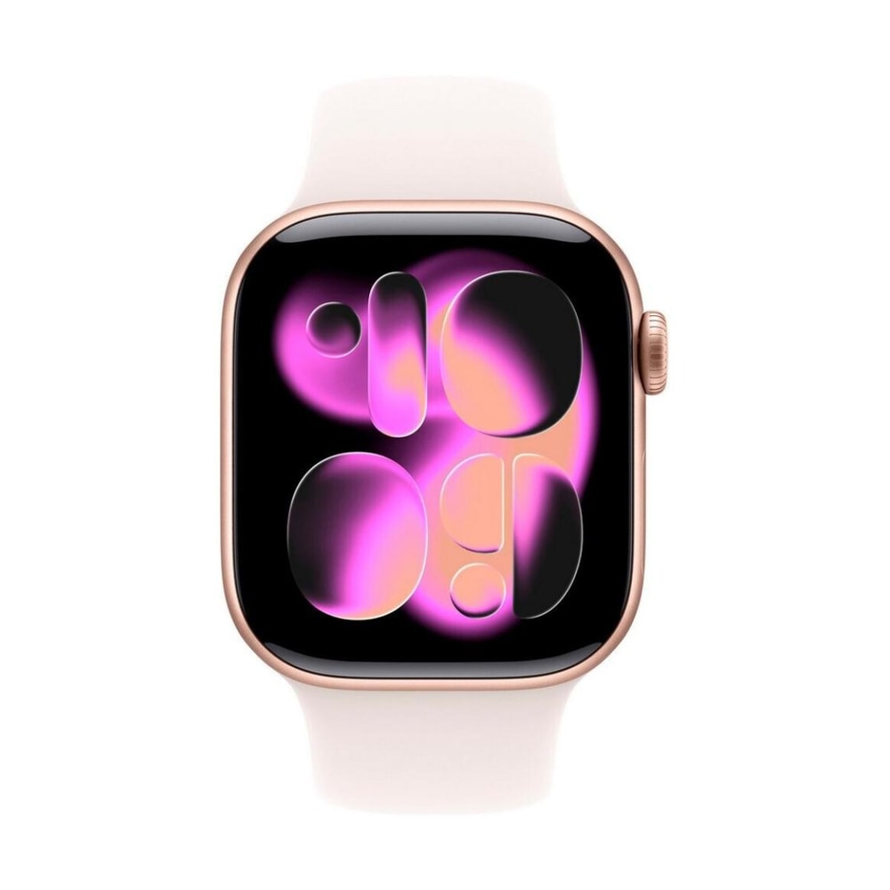 Apple Watch Series 11 5G 42mm Aluminium Rose Or Bracelet Sport Light Blush S/M