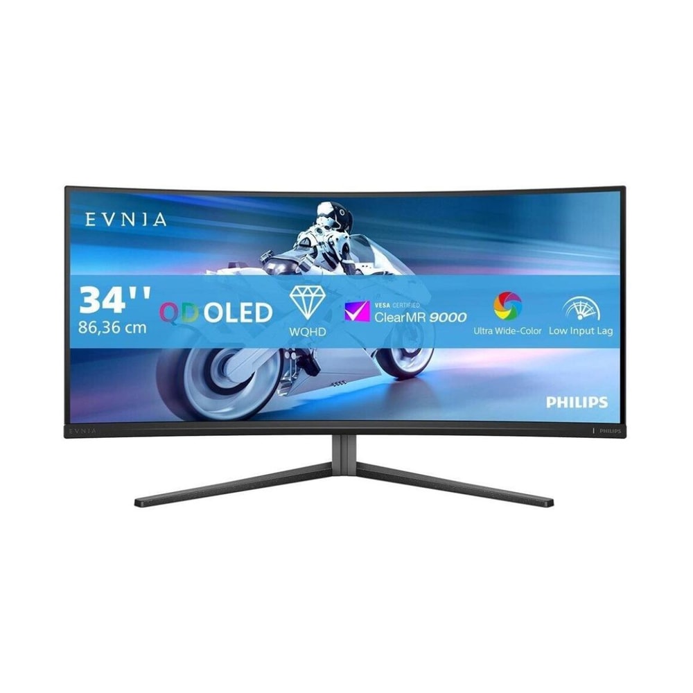 Philips Evnia 6000 34M2C6500 34" 3440 x 1440 Curved HDMI DisplayPort