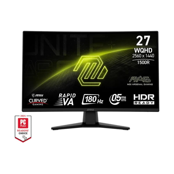 MSI MAG 274CQF 27" WQHD VA 180Hz 1ms HDMI DisplayPort