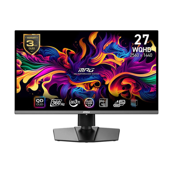 MSI MPG 271QRXDE QD-OLED 27" WQHD 360Hz 0,03ms HDMI DisplayPort USB-C
