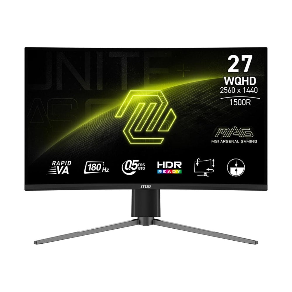 MSI MAG 27CQ6PF 27" WQHD 180 Hz 0,5 ms HDMI DisplayPort