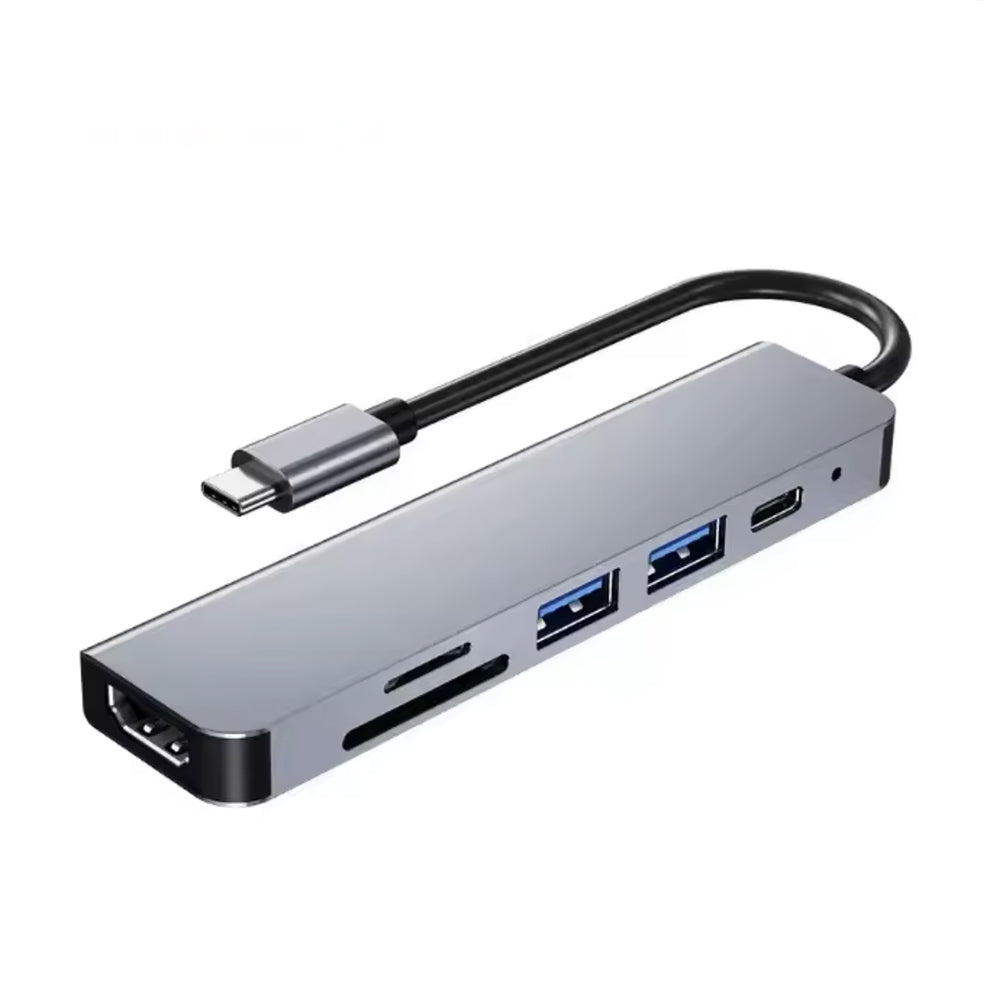 HUB USB-C 6 en 1